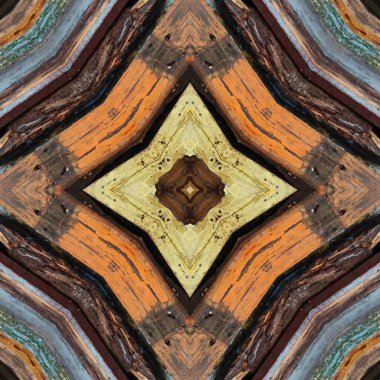 Kusursuz renkli desen. Tahta ve kumaşın renkli dokusu. Mozaik kaleydoskop çok renkli.