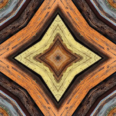 Kusursuz renkli desen. Tahta ve kumaşın renkli dokusu. Mozaik kaleydoskop çok renkli.