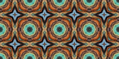 Kusursuz renkli desen. Tahta ve kumaşın renkli dokusu. Mozaik kaleydoskop çok renkli.