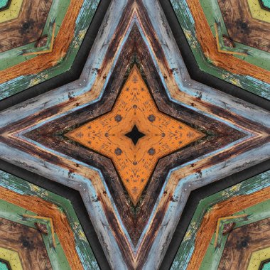 Kusursuz renkli desen. Tahta ve kumaşın renkli dokusu. Mozaik kaleydoskop çok renkli.