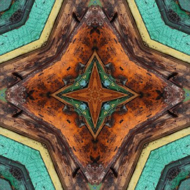 Kusursuz renkli desen. Tahta ve kumaşın renkli dokusu. Mozaik kaleydoskop çok renkli.