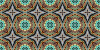 Kusursuz renkli desen. Tahta ve kumaşın renkli dokusu. Mozaik kaleydoskop çok renkli.