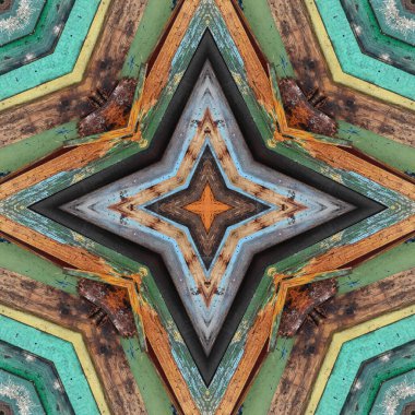 Kusursuz renkli desen. Tahta ve kumaşın renkli dokusu. Mozaik kaleydoskop çok renkli.