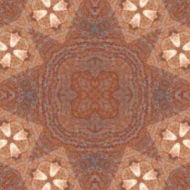 Gri dokuların kusursuz deseni. Mozaik kaleydoskop