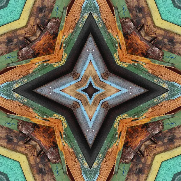 Kusursuz renkli desen. Tahta ve kumaşın renkli dokusu. Mozaik kaleydoskop çok renkli.