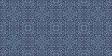 Bulutların ve gökyüzünün kusursuz deseni. Mavi gökyüzü ve beyaz bulutların dokusu. Mozaik kaleydoskop