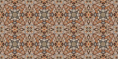 Kusursuz tuğla deseni. Tuğla duvar dokusu. Mozaik kaleydoskop tuğla duvar