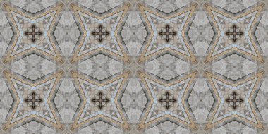 Doğal kayanın kusursuz deseni. Doğal taşın sarı ve gri dokusu. Taştan mozaik kaleydoskop