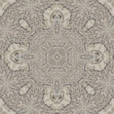 Gri dokuların kusursuz deseni. Mozaik kaleydoskop