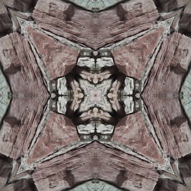 Gri mineralin kusursuz deseni. Gri doğal kaya ve taş dokusu. Mozaik kaleydoskop