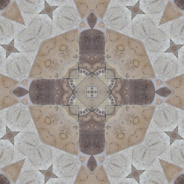 Gri mineralin kusursuz deseni. Gri doğal kaya ve taş dokusu. Mozaik kaleydoskop