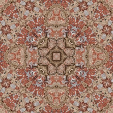 Gri mineralin kusursuz deseni. Gri doğal kaya ve taş dokusu. Mozaik kaleydoskop