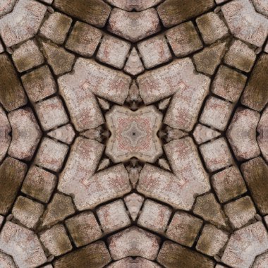 Gri mineralin kusursuz deseni. Gri doğal kaya ve taş dokusu. Mozaik kaleydoskop