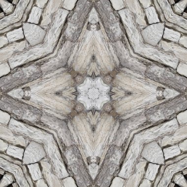 Gri mineralin kusursuz deseni. Gri doğal kaya ve taş dokusu. Mozaik kaleydoskop
