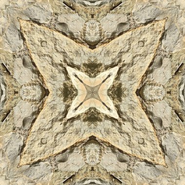 Gri mineralin kusursuz deseni. Gri doğal kaya ve taş dokusu. Mozaik kaleydoskop