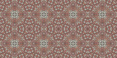 Kusursuz tuğla deseni. Tuğla duvar dokusu. Mozaik kaleydoskop tuğla duvar