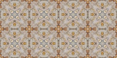 Doğal kayanın kusursuz deseni. Doğal taşın sarı ve gri dokusu. Taştan mozaik kaleydoskop