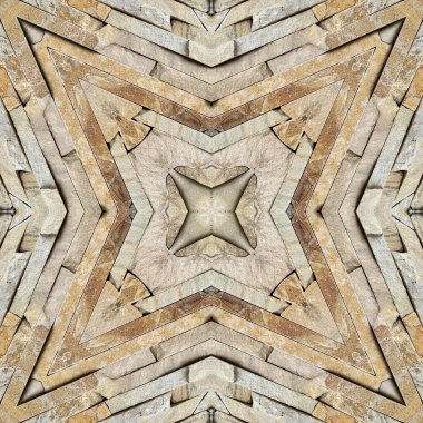 Doğal kayanın kusursuz deseni. Doğal taşın sarı ve gri dokusu. Taştan mozaik kaleydoskop