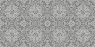 Gri dokuların kusursuz deseni. Mozaik kaleydoskop