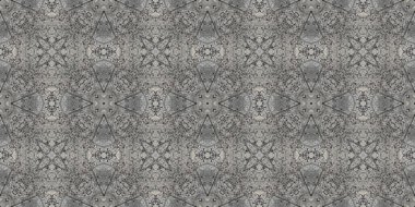 Gri dokuların kusursuz deseni. Mozaik kaleydoskop