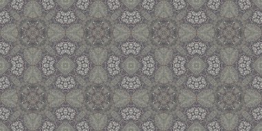 Gri dokuların kusursuz deseni. Mozaik kaleydoskop