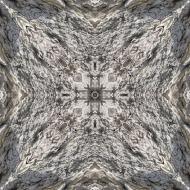 Gri dokuların kusursuz deseni. Mozaik kaleydoskop