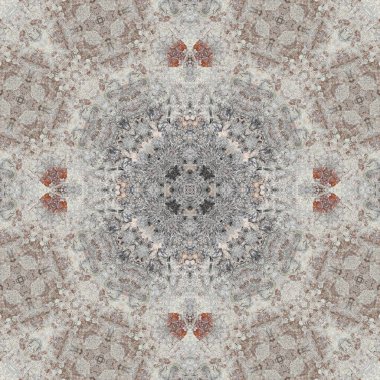 Gri dokuların kusursuz deseni. Mozaik kaleydoskop