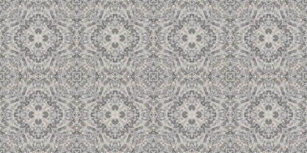 Seamless pattern of fine gray texture. Mosaic kaleidoscope