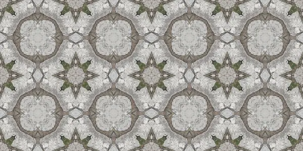 Gri dokuların kusursuz deseni. Mozaik kaleydoskop