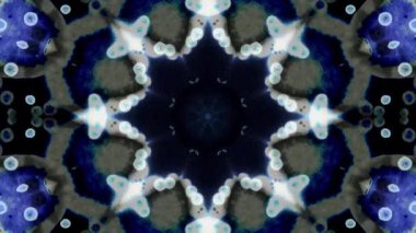 Soyut arkaplan. Soyut girdap arka planı. Dairelerin Mandala 'sı. Müzik videosu arkaplanı