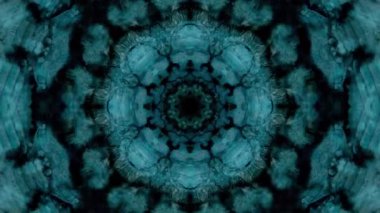 Soyut arkaplan. Soyut girdap arka planı. Dairelerin Mandala 'sı. Müzik videosu arkaplanı