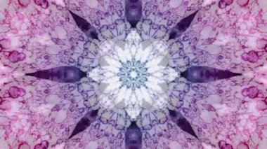 Soyut arkaplan. Soyut girdap arka planı. Dairelerin Mandala 'sı. Müzik videosu arkaplanı