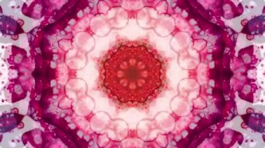 Soyut arkaplan. Soyut girdap arka planı. Dairelerin Mandala 'sı. Müzik videosu arkaplanı