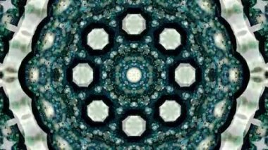 Soyut arkaplan. Soyut girdap arka planı. Dairelerin Mandala 'sı. Müzik videosu arkaplanı