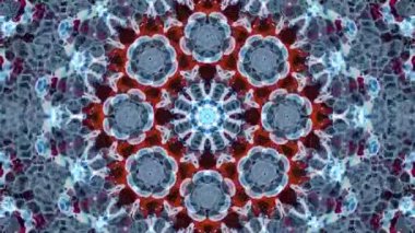 Soyut arkaplan. Soyut girdap arka planı. Dairelerin Mandala 'sı. Müzik videosu arkaplanı