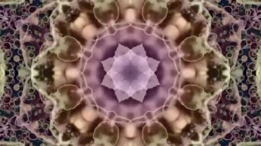 Soyut arkaplan. Soyut girdap arka planı. Dairelerin Mandala 'sı. Müzik videosu arkaplanı