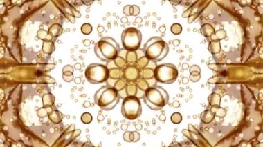 Soyut arkaplan. Soyut girdap arka planı. Dairelerin Mandala 'sı. Müzik videosu arkaplanı