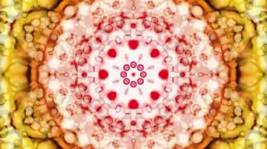 Soyut arkaplan. Soyut girdap arka planı. Dairelerin Mandala 'sı. Müzik videosu arkaplanı