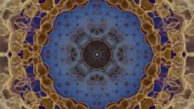 Soyut arkaplan. Soyut girdap arka planı. Dairelerin Mandala 'sı. Müzik videosu arkaplanı