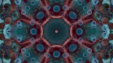 Soyut arkaplan. Soyut girdap arka planı. Dairelerin Mandala 'sı. Müzik videosu arkaplanı