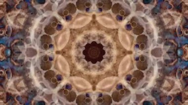 Soyut arkaplan. Arkaplan sanatı. Neslin Mandala 'sı. Video klip arka planı. Meditasyon
