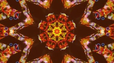 Soyut arkaplan. Arkaplan sanatı. Neslin Mandala 'sı. Video klip arka planı. Meditasyon için arkaplan