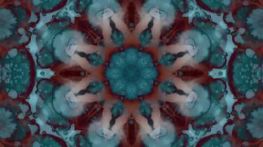 Soyut arkaplan. Arkaplan sanatı. Neslin Mandala 'sı. Video klip arka planı. Meditasyon için arkaplan