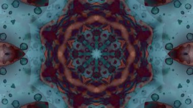 Soyut arkaplan. Arkaplan sanatı. Neslin Mandala 'sı. Video klip arka planı. Meditasyon için arkaplan