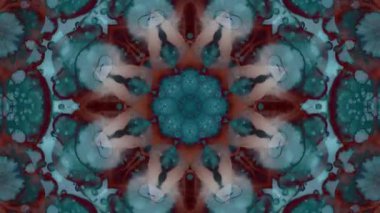 Soyut arkaplan. Arkaplan sanatı. Neslin Mandala 'sı. Video klip arka planı. Meditasyon için arkaplan