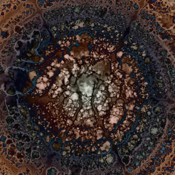 Soyut kare arkaplan. Soyut sanat dokusu. Suluboya ve alkol mürekkebi