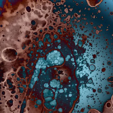 Soyut kare arkaplan. Soyut sanat dokusu. Suluboya ve alkol mürekkebi