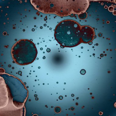 Soyut kare arkaplan. Soyut sanat dokusu. Suluboya ve alkol mürekkebi