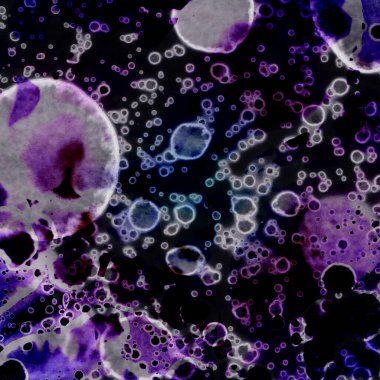 Soyut kare arkaplan. Soyut sanat dokusu. Suluboya ve alkol mürekkebi