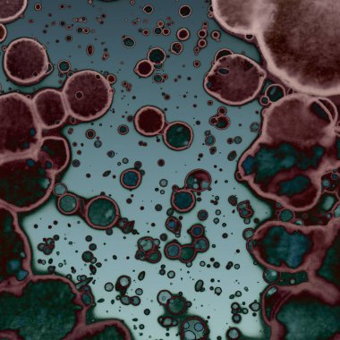 Soyut kare arkaplan. Soyut sanat dokusu. Suluboya ve alkol mürekkebi